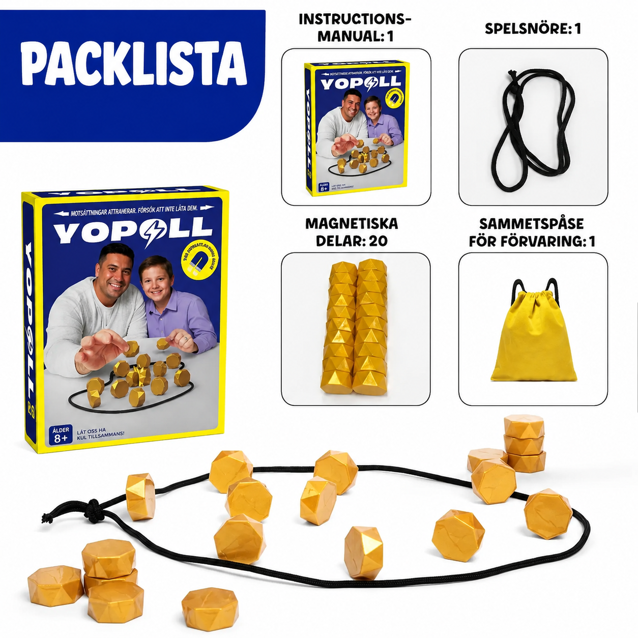 Magnetspel – Enkla regler. Stora skratt