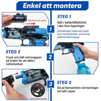 Elvattenpistol – Färre skärmar. Fler skratt
